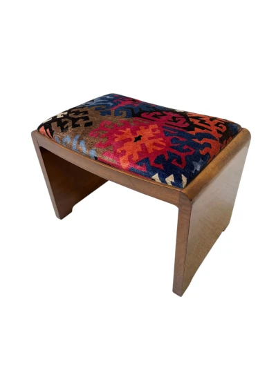 Art Deco Stool by De Coene Frères Kortrijk, 1930s